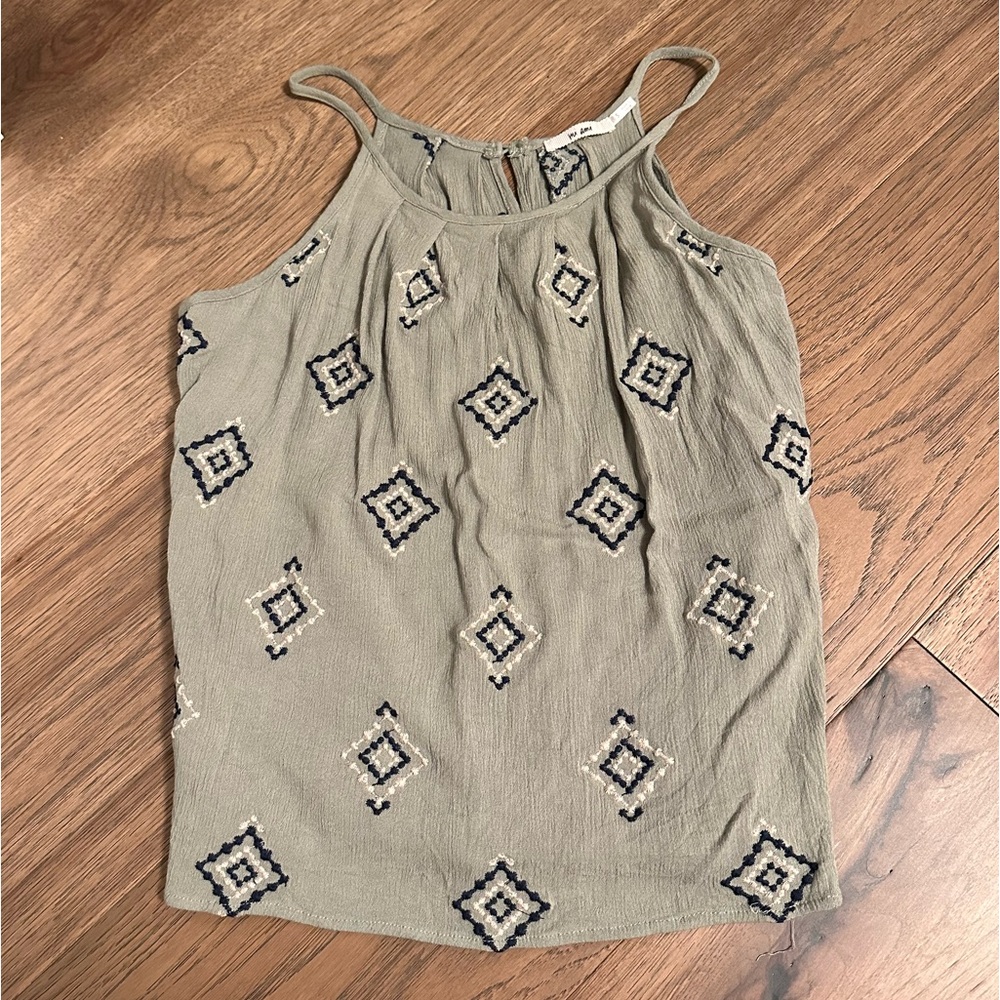 Patterned Tank Top